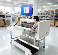 Machine d'emballage automatique haute vitesse pour sacs de coursier avec étiquetage et impression pour l'e-commerce et l'expédition de colis express