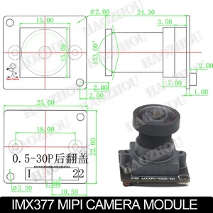 Personalizar 4K 12mp de alta resolución 1/2.3 "CMOS 3840*2880 Imx377 Mini Wide Dynamic Video MIPI Módulo de cámara - Product Image 4