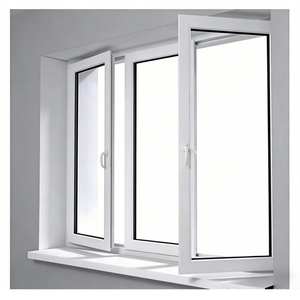 Fenêtre à battant en PVC européen, double vitrage, anti-courant d'air, pour villa, appartement, zones côtières, stabilisée aux UV, résistante au sel, Energy Star - Product Image 1