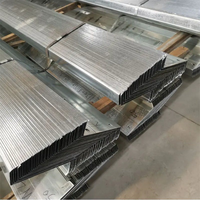 Profilé en acier laminé à chaud et formé à froid à prix raisonnable, profilé en acier galvanisé en forme de C, profilé en acier en forme de U, prix du profilé en acier Ms