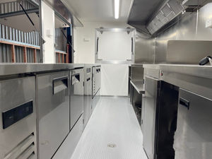 Carrito de Venta Ambulante de Acero Inoxidable de 4 Ruedas con Diseño de Conejo para Pizza, Hamburguesas y Hot Dogs - Product Image 6