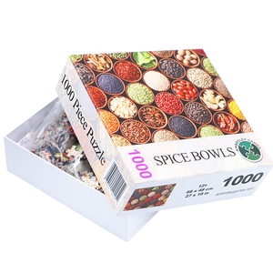 1000 pièces mini Puzzle Machine de découpe sur mesure <span class=keywords><strong>jeux</strong></span> de Puzzle pour adultes avec boîte de couleur pour jouets de divertissement <span class=keywords><strong>gratuits</strong></span> - Product Image 2