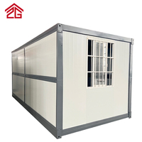 Maison en conteneur pliable préfabriquée moderne de 20 pieds et 40 pieds à construction rapide modulaire minuscule bureau à domicile porte en acier Allstar structure en acier