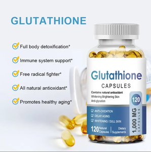 Gélules blanchissantes <span class=keywords><strong>L</strong></span>-Glutathion OEM/ODM, complexe d'<span class=keywords><strong>huile</strong></span> <span class=keywords><strong>de</strong></span> <span class=keywords><strong>poisson</strong></span>, collagène et vitamine C - Soutien beauté antioxydant pour adultes, fabriqué en Chine - Product Image 3