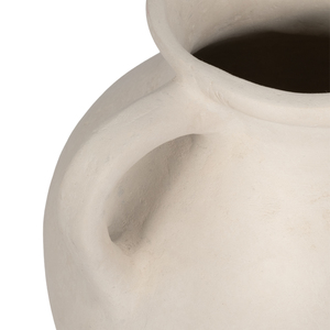 Vase en céramique avec poignées, pot de fleurs décoratif pour salon, chambre, bureau, étagère, accent de décoration intérieure - Product Image 5