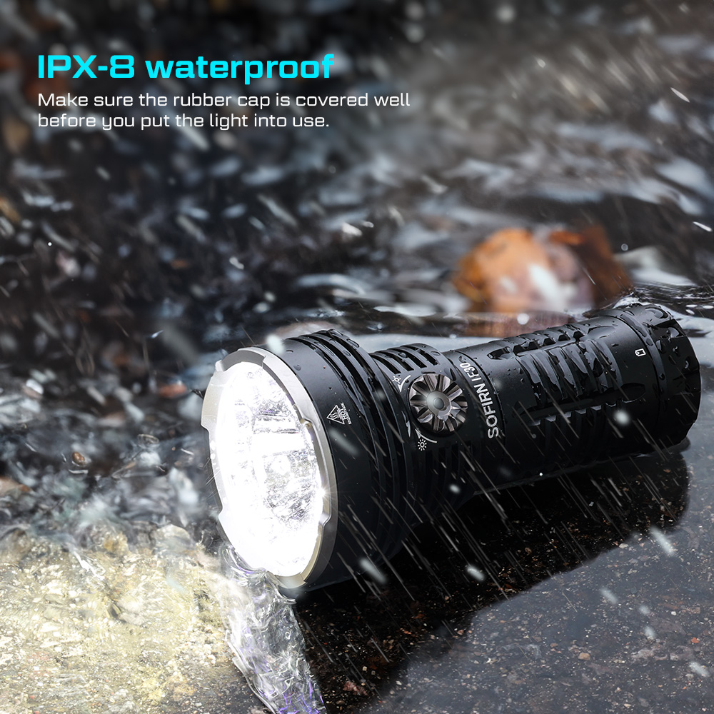 Sofirn IF30 LEDライト 12000ルーメン　新品未使用品 sofirn IF30 Flashlight High Lumens, 12000 Lumens Ultra