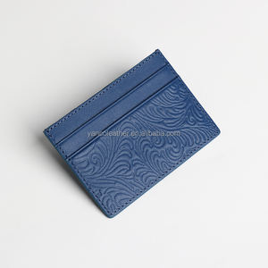 उत्कृष्ट हस्तनिर्मित उत्पादन कई रंग फैक्टरी उत्पादन आईडी कस्टम चमड़े कार्ड धारक - Product Image 6