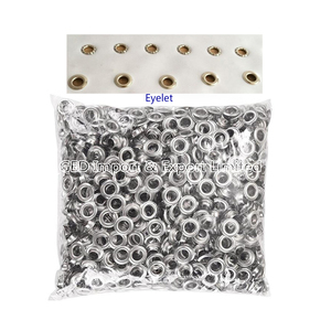 Quảng Châu Tùy Chỉnh Thép Không Gỉ Dây Giày Nút Lỗ 10Mm Vải Biểu Ngữ Bằng Đồng Vàng Vòng Grommet Cho Ban KT Giày Vải hat - Product Image 6