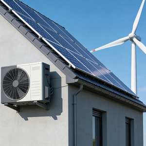 Wind and PVT Powered Solar Heat <b>Pump</b> Hot Water System for Europe the Wind + PVT + Heat <b>Pump</b> System Is a Fully Coupled In - Product Image 1