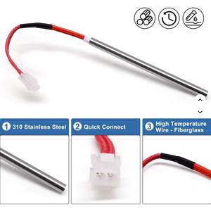 Encendedor de Estufa de Pellets de Acero Inoxidable para Modelos Castle Comfortbilt HP21/HP22, 6 Pulgadas de Largo, 3/8 Pulgadas de Diámetro - Product Image 4