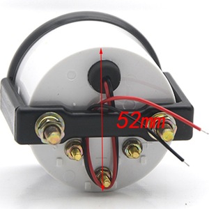 12V xe Ampe kế đo-52mm Quay số màu đen với màu xanh lá cây và màu đỏ kim, abs nhựa nhà ở, dễ đọc 60-0-60 Ampe mét - Product Image 4