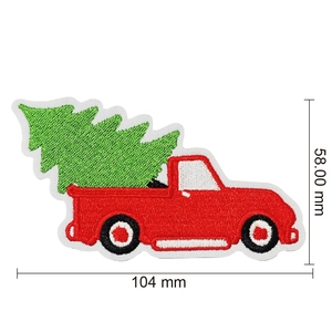 Bán Buôn Tùy Chỉnh Đầy Màu Sắc Thêu Giáng Sinh Theo Chủ Đề Snowman Đính Vá Cho May Mặc Tùy Chỉnh Thêu Vá - Product Image 2