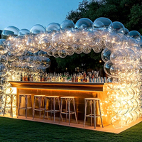 Gonflable Transparent Ballon Bar pour Décoration de Mariage Lumineux PVC Matériel Publicité Inflatables