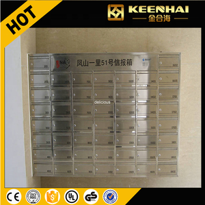 Boîte <span class=keywords><strong>aux</strong></span> <span class=keywords><strong>lettres</strong></span> résidentielle murale en acier inoxydable Boîte <span class=keywords><strong>aux</strong></span> <span class=keywords><strong>lettres</strong></span> d'appartement avec serrure pour une utilisation en extérieur - Product Image 5