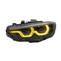 Phares à double lentille tricolores adaptés aux BMW Série 4 F32 F36 F80 F82 avec feux de jour LED en forme de cuillère, version V2