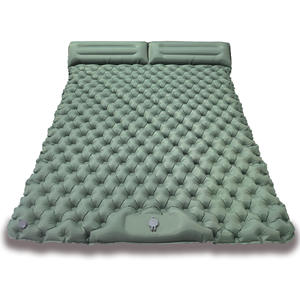 Colchoneta Doble para Dormir de Camping con Bomba de Pie, Colchón de Aire Inflable, Alfombrilla Rectangular Ancha Impermeable para Tienda de Campaña y Actividades al Aire Libre - Product Image 2