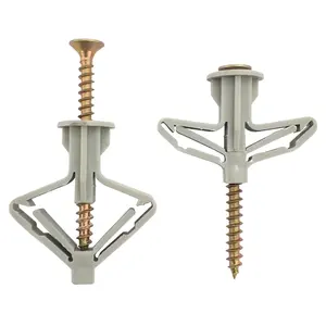 Drywall Anchor Kit Hollow Wall Anchors Butterfly Type Toggle Dry Wall Anchor