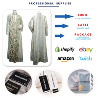 AB567 Abaya pour femmes, robe musulmane, robe kaftan ample brodée avec des paillettes, robe Dubai Jalabiya pour femmes, vêtements islamiques
