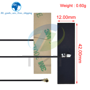 Antena Interna WIFI TZT de 2.4 GHz, FPC 5dBi, Conector IPX IPEX, Antena Omnidireccional, Sistema WLAN IEEE 802.11 <span class=keywords><strong>b</strong></span>/<span class=keywords><strong>g</strong></span>/<span class=keywords><strong>n</strong></span> - Product Image 3