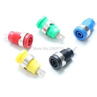Connecteur de borne de montage sur panneau de 4 mm, prise jack femelle banane pour fiche banane mâle de 4 mm