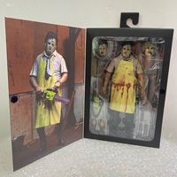 Figurine d'action Leatherface (50e anniversaire) en PVC de 7 pouces, authentique NECA 41607