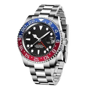 OEM Luminous Diver Assista Impermeável CLEAN Factory 3285 Movimento Automático 904L Aço Sapphire GMT Assista