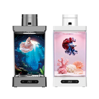 Nouvel aquarium intelligent WP8683C avec alimentation automatique et contrôle de la température pour petits poissons domestiques
