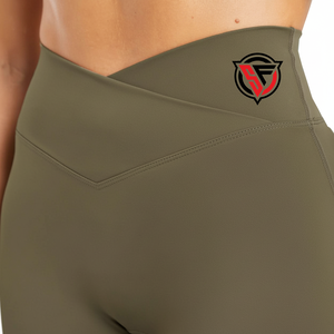 Mallas transpirables con forma de V para mujer, pantalones cortos deportivos de verano para gimnasio, Yoga, correr, diseño de trasero fruncido - Product Image 1