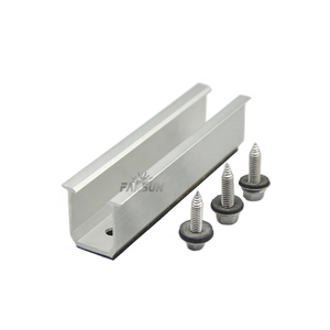 FarSun Tin sul tetto solare U alluminio Rail sistema di montaggio in alluminio - Product Image 4