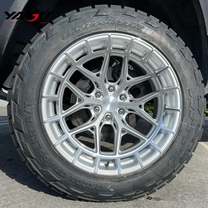 Rines Forjados YAGU HFX-1 Plateados Pulidos Cóncavos 5x114.3 5x120 de 19 y 20 Pulgadas para Ford Mustang S550 S650 Dodge Lexus IS GS RC Toyota - Product Image 1