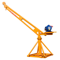 Rotation à 360 degrés, 300kg, 500kg, 1000kg, 2000kg, petit moteur à usage extérieur, grue à levage de singe
