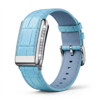 Bracelet de montre en cuir véritable pour Whoop 5.0, logo personnalisé OEM ODM disponible, livraison rapide, bracelet de remplacement, serti de diamants