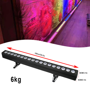 Proyector LED Grace 18*18w 6en1 RGBWA UV con Batería de 12000mAh, WiFi, DMX512 Inalámbrico - Product Image 6