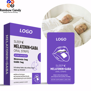 Melatonin en films oraux pour améliorer le sommeil des adultes et des personnes âgées, favoriser l'amélioration de la mémoire et favoriser un sommeil plus long – Bandes orales - Product Image 1