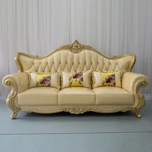 SF220307-3 Bộ Sofa 4 Chiếc Sang Trọng Bộ Sofa Nội Thất Gỗ Nguyên Khối Hiện Đại Cho Phòng Khách Sử Dụng Tại Nhà