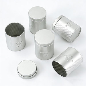 Caja Redonda de Metal Plateada Impresa Personalizada, Envase Metálico Reciclable de Grado Alimenticio para Dulces, Pastillas y Chicles, Directo de Fábrica - Product Image 1