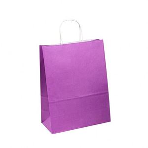 Factory Supplier Shopping <b>Biodegradable</b> Shopping <b>Paper</b> Bag with logo Orange Gift Bag - Product Image 2