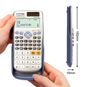 Calculadora Científica CTIFREE <span class=keywords><strong>de</strong></span> 12 Dígitos, Modelo FC-991es Plus sin Energía Solar, Funciona con Batería <span class=keywords><strong>de</strong></span> Monedas, Función <span class=keywords><strong>de</strong></span> Calendario, Material Plástico, para la Escuela - Product Image 1