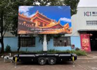 Affichage LED couleur plein écran pour publicité mobile extérieure, étanche, haute luminosité, idéal pour les halls d'exposition - Vente chaude