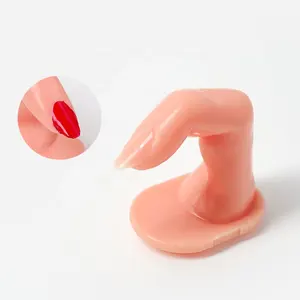 Esmalte de uñas postizas para práctica de uñas, accesorio de mano para Uñas postizas, tipo de cinturón, consola de simulación, modelo de exhibición