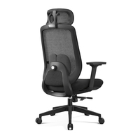 Chaises de bureau ergonomiques en maille du Guangdong avec support lombaire 2D, chaise pivotante pour bureau, vente directe d'usine