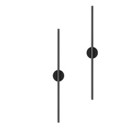 Lámpara de Pared LED Moderna Minimalista, Estilo Nórdico, Cuerpo de Hierro Largo, para Dormitorio, Sala de Estar, Fondo de TV