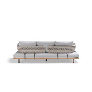 Mobilier d'extérieur moderne <span class=keywords><strong>de</strong></span> luxe pour le <span class=keywords><strong>jardin</strong></span> <span class=keywords><strong>salon</strong></span> d'été ensembles <span class=keywords><strong>de</strong></span> meubles en teck corde tressée tissage canapé en <span class=keywords><strong>bois</strong></span> <span class=keywords><strong>de</strong></span> teck - Product Image 6