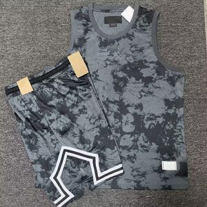 2526 Nuevo <span class=keywords><strong>Conjunto</strong></span> de Chaleco Deportivo American Flying Man, Sin Mangas, de Malla, Informal, para Entrenamiento de Baloncesto - Product Image 6