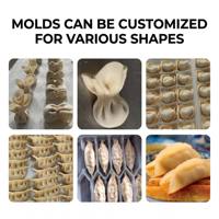Máquina Automática para Hacer Dumplings, Equipo Industrial para Formar Gyoza, Empanadas, Wontons, Pierogi y Pasteles, Acero Inoxidable 304 de Grado Alimenticio