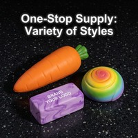 Jouet Squishy Alimentaire Personnalisé OEM 2027 à Faible MOQ, Simulation Réaliste, Mignon et Doux, Décoration de Bureau, Cadeau