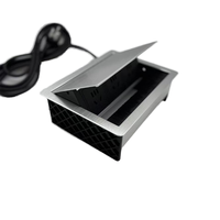 Prise de courant encastrable pour table, hub PD20W USB C, station de charge rapide, 2 prises AC, ports de charge USB pour bureau, salle de conférence