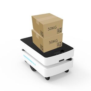 Tự trị sạc 4WD theo dõi AGV Con lăn điện Cao su bánh di động cơ sở <span class=keywords><strong>Robot</strong></span> Chassis cho hậu cần - Product Image 5