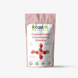 AOGUBIO Supply Natürliches lösliches Frucht pulver Bio-Erdbeer pulver Lebensmittel zusatzstoff Spray Getrocknetes Erdbeer saft pulver - Product Image 3