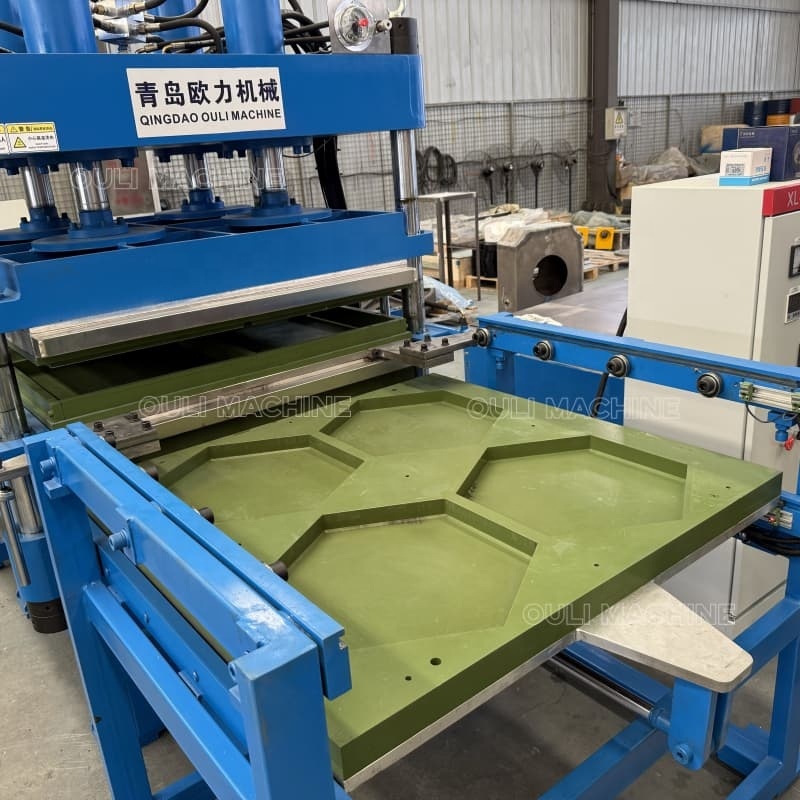 Interlocking Rubber Floor Tile Making Machine